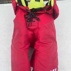 Warrior Alpha LX Pro Stock Medium Hockey Pants Red 2273