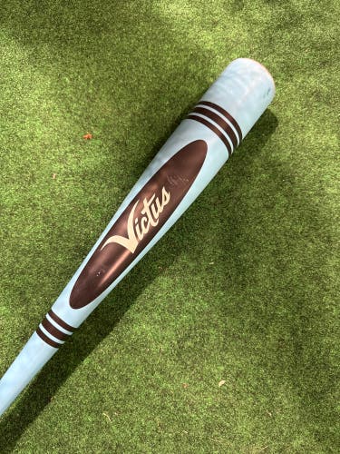 2025 Victus Vibe "Blue Blast" Alloy Bat USABat Certified (-10) Alloy 19 oz 29" (Used)