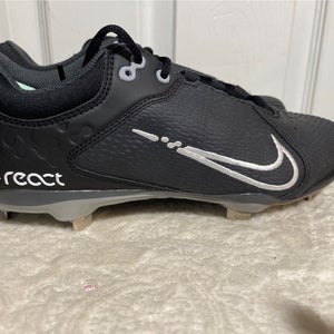 Black Women's Size M 7.0 (W 8.0) Nike Hyperdiamond 4 Pro Low Top Metal (New)