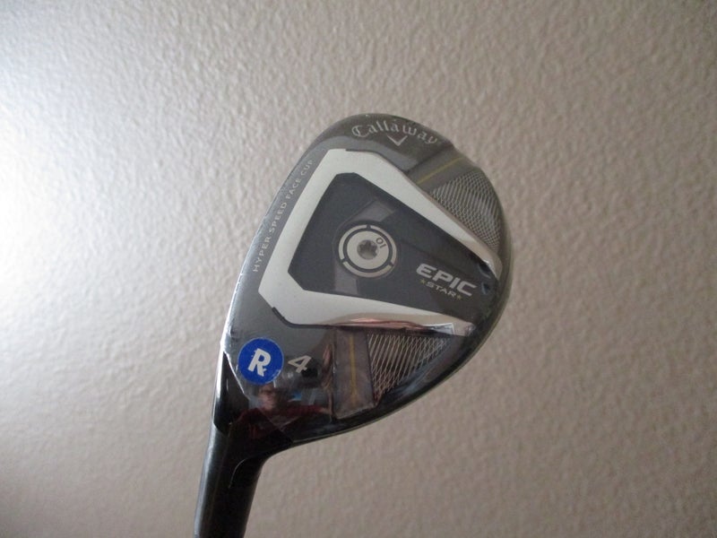 NEW MEN'S LEFT HAND CALLAWAY EPIC STAR 20* #4 HYBRID GRAND BASSARA 55 REGULAR FLEX (No HC)