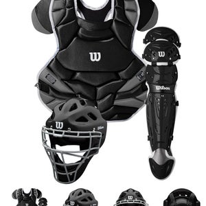 Wilson C1K WTA4602 Intermediate Baseball Catchers Gear Set! Used for Fastpitch or baseball! WTA4602
