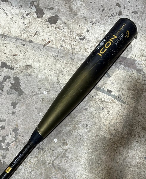 Used BBCOR Certified 2023 Rawlings Icon Composite Bat 33" (-3)