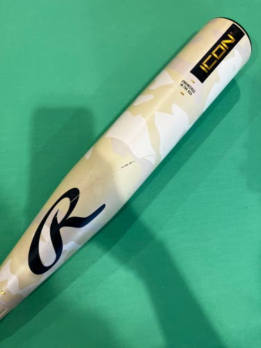 2025 Rawlings Icon Composite Bat USABat Certified (-10) Composite 20 oz 30" (Used)