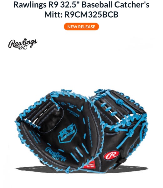 New Rawlings R9 Series 32.5" Right Hand Throw Catcher's Mitt