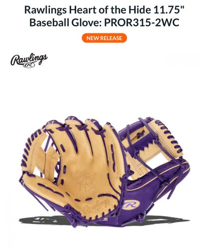 2025 Infield RH Rawlings Heart of the Hide Baseball Glove 11.75" (New)