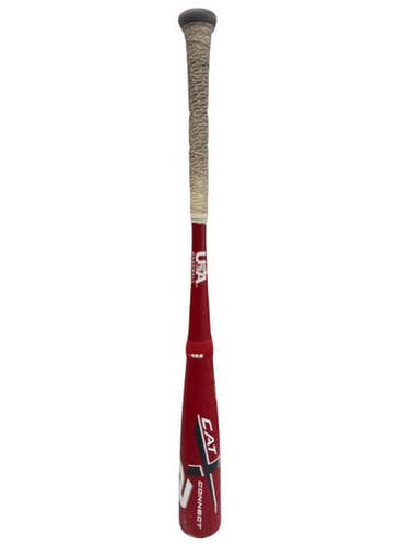 Used Marucci CAT X2 CONNECT BB/SB USA 2 5/8 Bat Red 27" 11835-S000197231