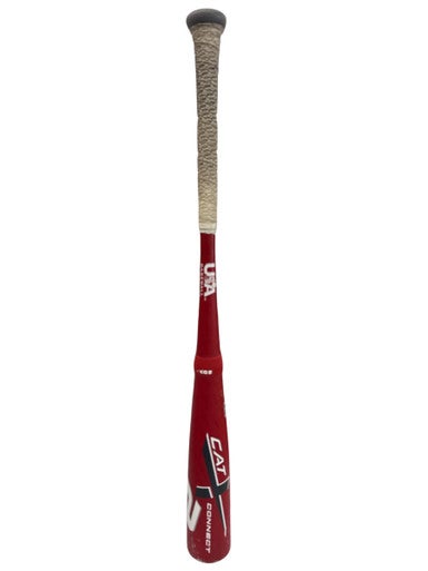 Used Marucci CAT X2 CONNECT BB/SB USA 2 5/8 Bat Red 27" 11835-S000197231