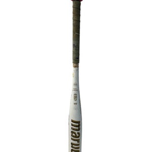 Used Marucci ECHO DMND ALLOY BB/SB Fastpitch Bat White And Gold 28" 11835-S000196878