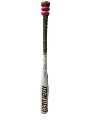 Used Marucci ECHO DMND ALLOY BB/SB Fastpitch Bat White And Gold 28" 11835-S000196878