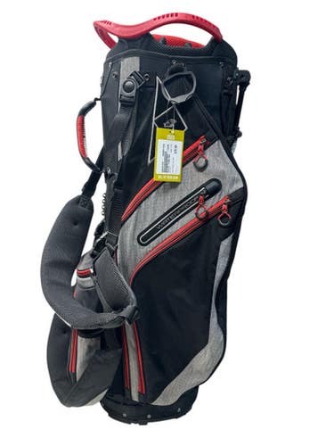 Used Sun Mtn C130 Mens Cart Bag Black And Red 11835-S000197356