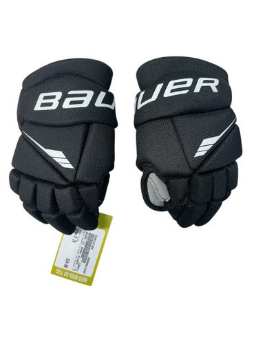 Used Bauer BAUER LIL SPORT HKY GLOVES YTH Youth Gloves Black 9" 11835-S000197360