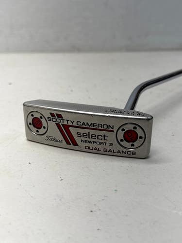 Used Titleist SELECT NEWPORT 2 DUAL BALANCE Mens Putter RH Long 11835-S000197372