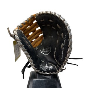 Used Rawlings R9FMU-17BT BB/SB First Base RH Throw Black And Copper 12" 11835-S000197470