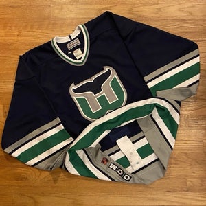 Vintage Hartford Whalers Authentic Center Ice Hockey Jersey