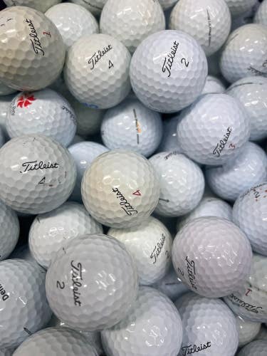 50 Titleist Pro V1/ Pro V1 X..... Hit Away Shag Golf Balls with Mesh Bag