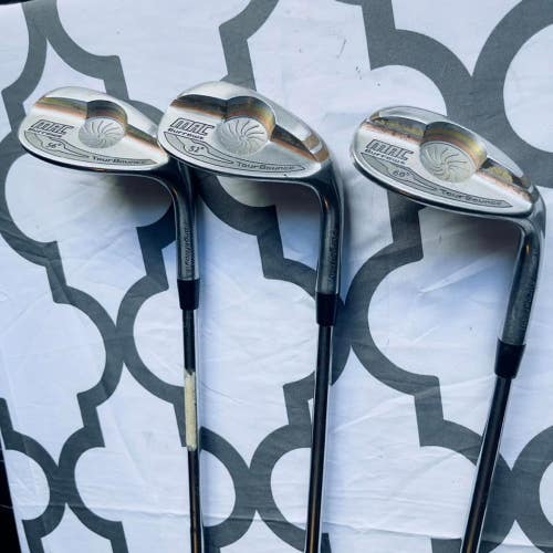 MAC Burrows Mens RH Approach/Gap Sand Lob Combo Wedge Set 52/56/60 Degrees