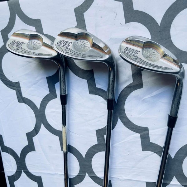 MAC Burrows Mens RH Approach/Gap Sand Lob Combo Wedge Set 52/56/60 Degrees