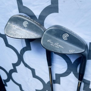 Cleveland Tour Action Reg 588 Mens RH Sand Lob Combo Wedge Set 56/60 Degrees
