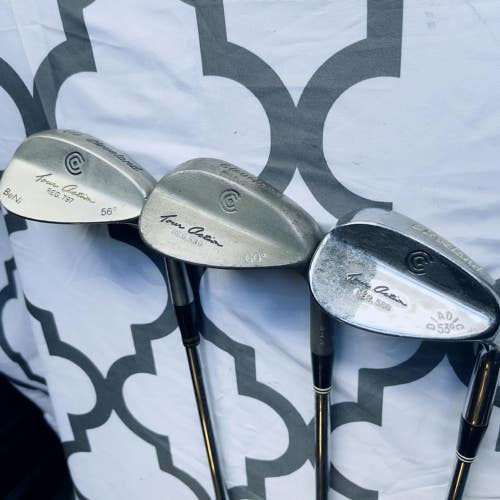Cleveland Tour Action Mens RH Gap/Approach Sand Lob Wedge Set 53/56/60 Degrees