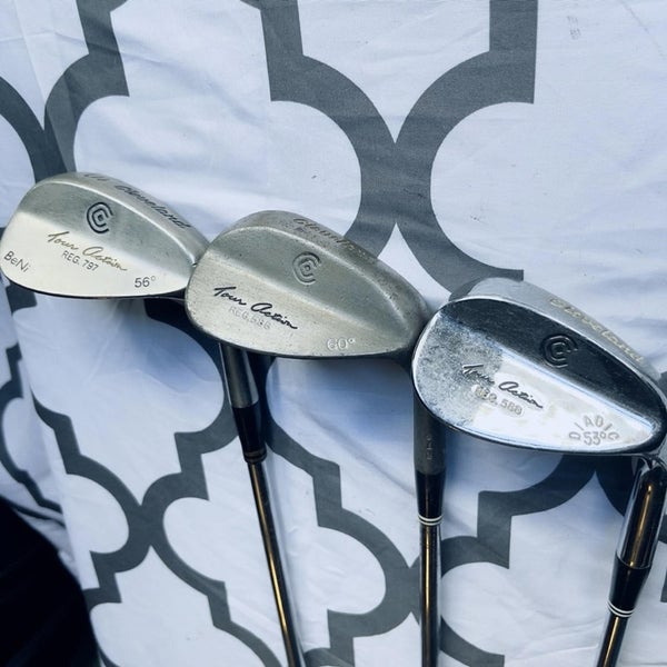 Cleveland Tour Action Mens RH Gap/Approach Sand Lob Wedge Set 53/56/60 Degrees
