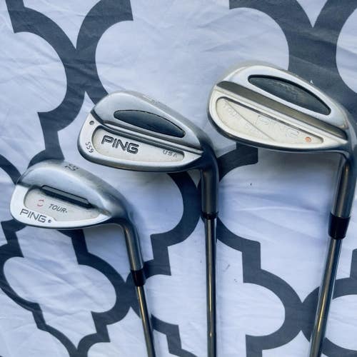 Ping Tour Mens RH Pitching Sand Lob Combo Wedge Set