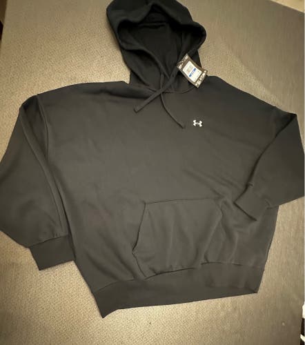 Under Armour women’s black hooded sweatshirt NWT