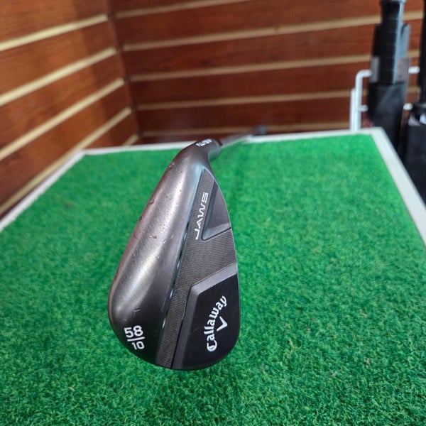 Callaway JAWS Full Toe 58 Black Wedge (USED) GRAPHITE