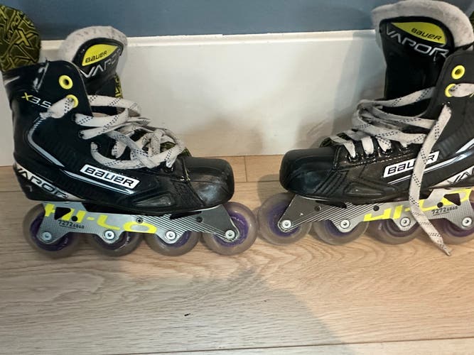 Bauer vapor x3.5 Inline Skates Regular Width Size 3.5 (Used)