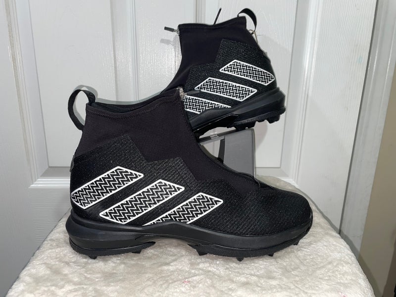 Men's Size M 12.0 (W 13.0) Adidas Nasty torsion Mid Top Molded Cleats (New)