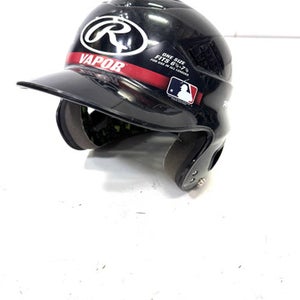 Used Rawlings 6 1/2 - 7 1/2 Batting Helmet No Mask Black One Size 11860-S000296297