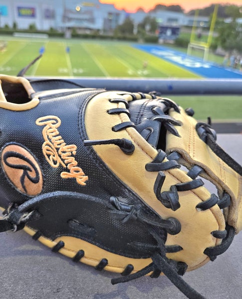 Rawlings Heart of the Hide Catchers Mitt 34"/*Like New* FREE D1 BASEBALL