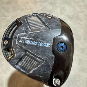 Men's Callaway Paradym AI Smoke Max Right Handed Driver Extra Stiff Flex 9 Loft (Used)