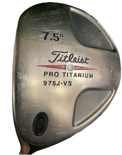 Titleist 975J VS Pro Titanium Driver 7.5 LH Fujikura Stiff Graphite 45" New Grip