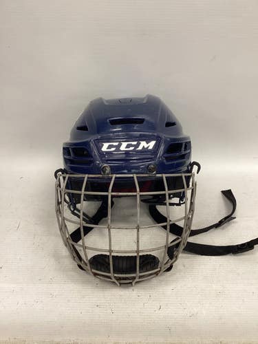 Used CCM RES 300 COACH Hockey Helmet Only Navy Blue SM 11851-S000036557