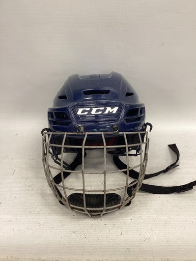 Used CCM RES 300 COACH Hockey Helmet Only Navy Blue SM 11851-S000036557