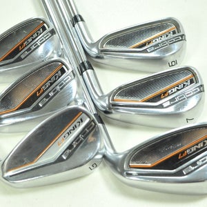 Cobra King F7 6-PW,GW Iron Set Right Regular Flex Steel  # 200090