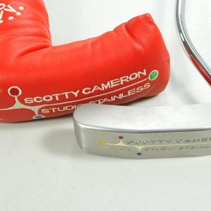 Titleist 2002 Scotty Cameron Studio Stainless Big Sur 34" Putter RH  # 198914