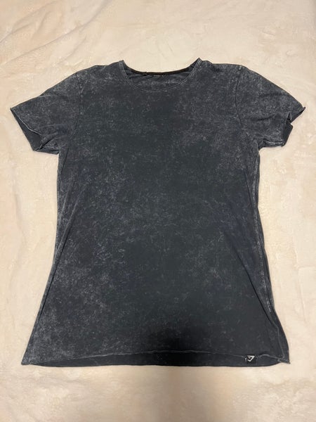 GymShark Acid Wash Lightweight Black Shirt