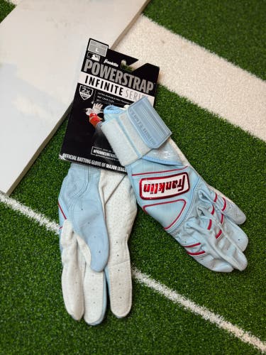 Large Franklin Powerstrap Batting Gloves (New)