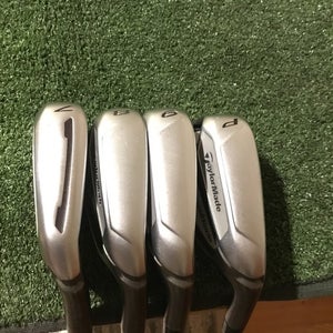 Taylormade Speedblade Irons Set (7-PW) Regular VeloxT 65g Graphite Shafts (READ)