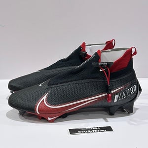 Size 12 Nike Vapor Edge Elite 360 Football Cleats Black Crimson Red CV6282-007