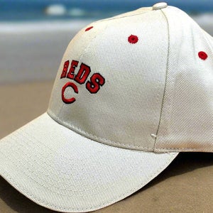 Cincinnati Reds Vintage Late '90s MLB White Block "Reds C" NOS Cap (New)
