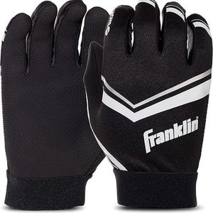 New YTH LRG Shoktak BLK Football Receiver Gloves 11860-FRA28310F4