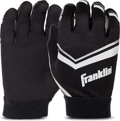 New YTH LRG Shoktak BLK Football Receiver Gloves 11860-FRA28310F4