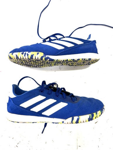 Used Adidas Soccer Indoor Shoes Royal Blue Senior 7.5 11860-S000296203