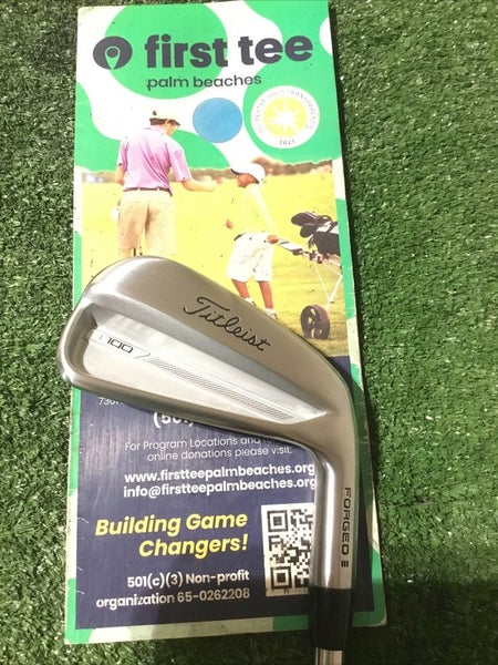 Titleist T100 Forged 5 Iron Stiff S300 AMT Tour White Steel Shaft (Demo Club)