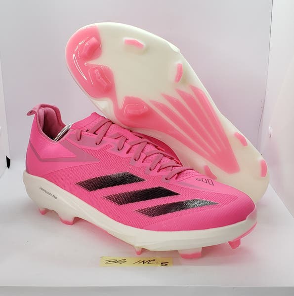 Adidas Adizero Electric+ TPU Baseball Cleats Lucid Pink IF8485 - Men\'s Size 8.5 adidas Mens Adizero Electric+ Baseball,Lucid Pink/Black/Pink  main image 3