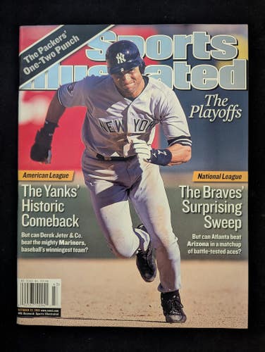 October 22, 2001 Derek Jeter New York Yankees Sports Illustrated Original
