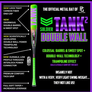 Soldier Tank2 Double Wall Composite Bat 31/21 USSSA