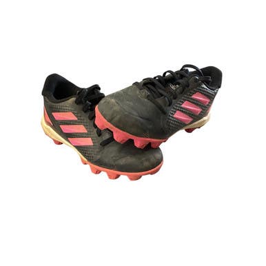 Used Adidas ADIDAS SOFTBALL CLEATS BB/SB Cleats Black And Pink Junior 01 11760-S000080592